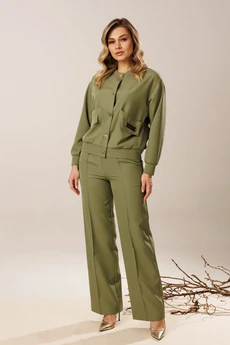 Костюм брючный 1913 хаки Faufilure