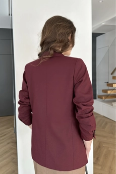 Жакет 307-1 бордовый Lizet collection