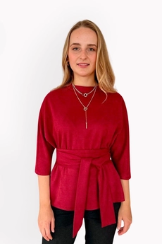 Блузка 314 брусника Lizet collection