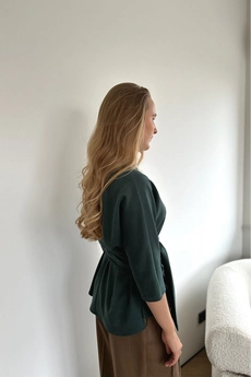 Блузка 314 изумруд Lizet collection