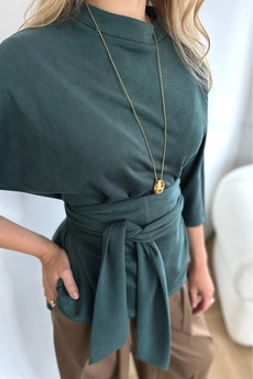 Блузка 314 изумруд Lizet collection