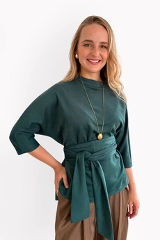 Блузка 314 изумруд Lizet collection