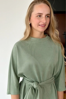 Блузка 314 оливка Lizet collection