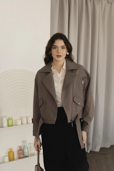 Куртка 418 капучино Lizet collection