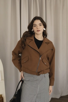 Куртка 418 терракот Lizet collection