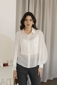 Блузка    455 молочный Lizet collection