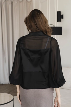 Блузка    455 черный Lizet collection