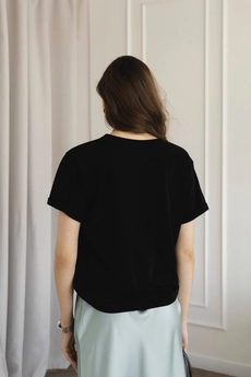 Футболка 462 черный Lizet collection