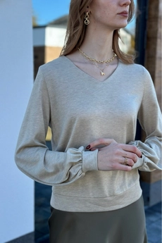 Блузка 465 капучино Lizet collection