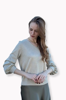 Блузка 465 капучино Lizet collection