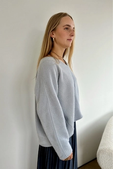 Джемпер 466 голубой Lizet collection