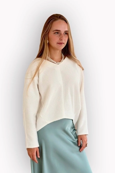 Джемпер 466 молочный Lizet collection