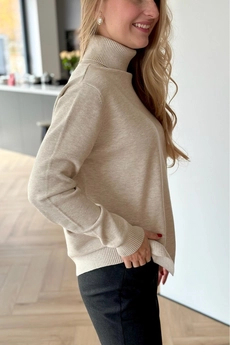 Джемпер 480 бежевый Lizet collection