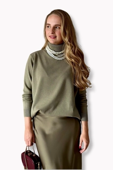 Джемпер 480 хаки Lizet collection