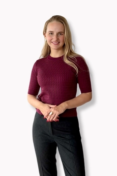 Футболка 482 марсала Lizet collection