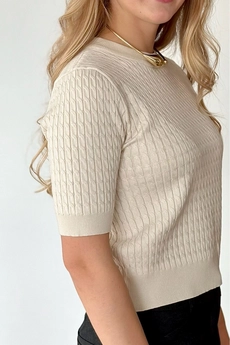 Футболка 482 молоко Lizet collection