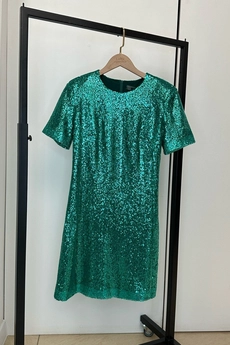 Платье 513 зеленый Lizet collection