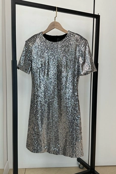 Платье 513 серебряный Lizet collection