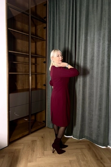 Платье 520 винный Lizet collection