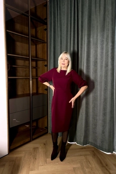 Платье 520 винный Lizet collection