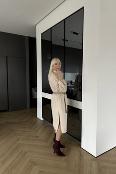 Платье 522 молочный Lizet collection