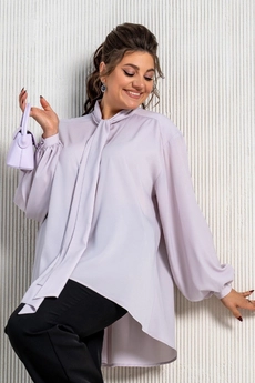 Костюм брючный 24-212 черно-лиловый AIRA style