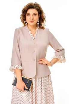 Костюм с юбкой 24144 бежевый AIRA style