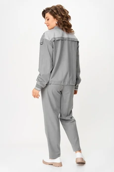 Костюм брючный 24231 серый AIRA style