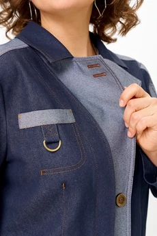 Костюм брючный 24239 синий AIRA style