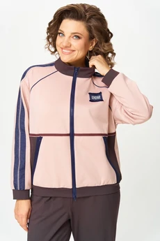 Спортивный костюм 24241 шоколад + пудра AIRA style