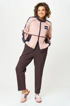 Спортивный костюм 24241 шоколад + пудра AIRA style