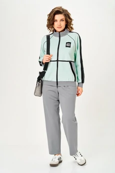 Костюм брючный 24241А мята AIRA style