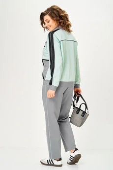 Костюм брючный 24241А мята AIRA style