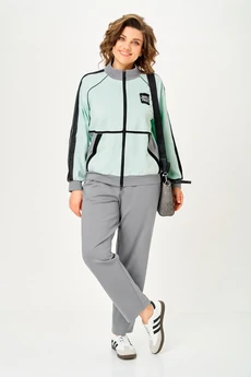 Костюм брючный 24241А мята AIRA style