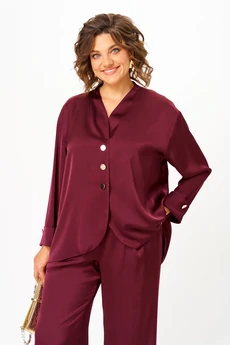 Костюм брючный 24245 винный AIRA style