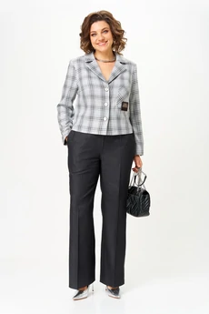 Костюм брючный 24246 серый AIRA style