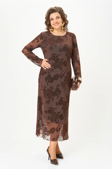 Платье 24430 коричневый AIRA style