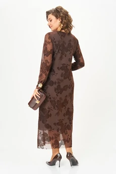 Платье 24430 коричневый AIRA style