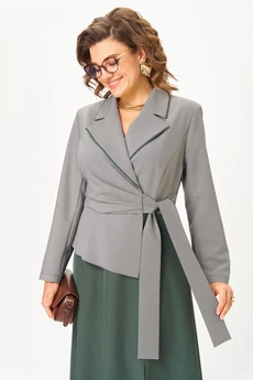 Платье 24431 серо-зеленый AIRA style