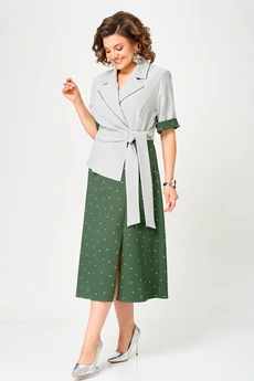 Платье 24432 зеленый AIRA style