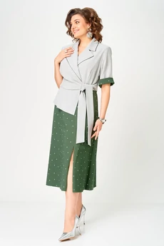 Платье 24432 зеленый AIRA style