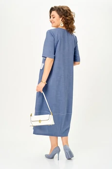 Платье 24433 синий AIRA style