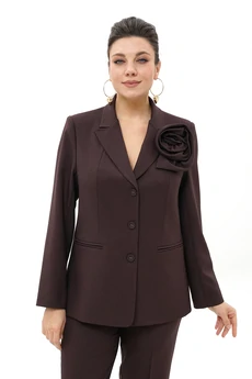 Костюм брючный 2143 шоколад ALANI