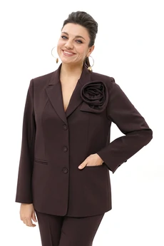 Костюм брючный 2143 шоколад ALANI