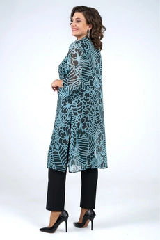 Костюм брючный 2153 бирюза ALANI