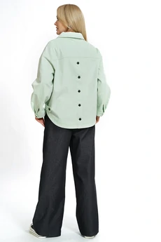 Костюм брючный 2290 голубой ALANI