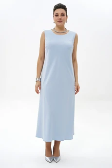 Костюм с платьем 2429 голубой ALANI