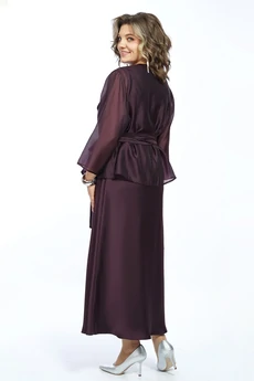 Костюм с платьем 2433 ежевика ALANI