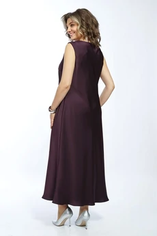 Костюм с платьем 2433 ежевика ALANI