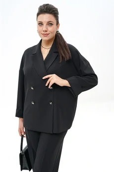 Костюм брючный 2437 черный ALANI